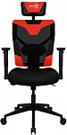 1430065 Кресло игровое Aerocool Guardian черный/красный сиденье черный эко.кожа/сетка крестов. нейлон