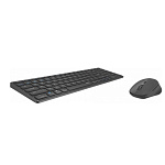 1976356 Клавиатура + мышь Rapoo 9700М DARK GREY клав:серый мышь:серый USB беспроводная Bluetooth/Радио slinm [14521]