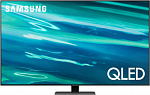 1877228 Телевизор QLED Samsung 55" QE55Q80BAUXRU Series 8 черненое серебро 4K Ultra HD 100Hz DVB-T2 DVB-C DVB-S2 WiFi Smart TV (RUS)