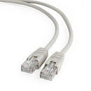 Кабель Cablexpert Патч-корд UTP PP12-1M кат.5e, 1м, литой, многожильный (серый) (009591)