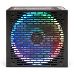 1739537 Блок питания HIPER HPB-600RGB (ATX 2.31, 600W, ActivePFC, RGB 140mm fan, Black) BOX