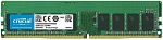 1000458911 Память оперативная Crucial 16GB DDR4 2666 MT/s (PC4-21300) CL19 DR x8 ECC Unbuffered DIMM 288pin