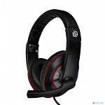 Oklick HS-L390G DRAGON черный/красный 1.8м мониторные оголовье (1100413)