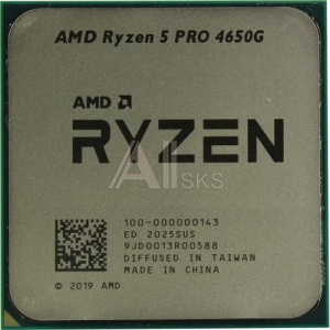1819545 CPU AMD Ryzen 5 PRO 4650G OEM + кулер (100-100000143MPK) {3,70GHz, Turbo 4,20GHz, Radeon Graphics AM4}