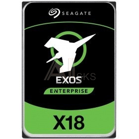 1805224 18TB Seagate Exos X18 (ST18000NM004J) {SAS 12Gb/s, 7200 rpm, 256mb buffer, 3.5"}