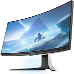 3821-0827 Dell 37.5'' AW3821DW Curved S/BK (Fast IPS Nano Color; 21:9; 450cd/m2; 1000:1; 1ms; 3840x1600x144Hz; 178/178; AlienFX; G-Sync ; 1.07 bln colors; 2xH