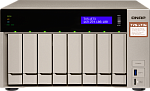 SMB QNAP TVS-873e-8G NAS, 8-tray w/o HDD, 2xM.2 SSD Slot, 2xHDMI-port. Quad-сore AMD quad-core 2.1 GHz up to 3.4 GHz , 8GB DDR4 (2 x 4GB) up to 64GB (