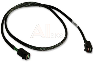 LSI00404 Кабель Broadcom_LSI LSI Cable CBL-SFF8643-08M (LSI00404/05-26113-00) (SFF8643-SFF8643), 80cm данных miniSAS, длина 80см, наконечники: SFF8643-SFF8643 (MiniSAS HD -