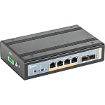 1000624672 Коммутатор Бастион 2043 SKAT PoE-IN-4E-2S PoE Plus, мощность 60Вт, порты:4-Ethernet, 2-Uplink SFP