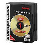 825829 Коробка Hama на 1CD/DVD H-51181 черный (упак.:10шт)