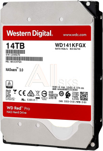 1000702143 Жесткий диск/ HDD WD SATA3 14Tb Red Pro 7200 512Mb 1 year warranty