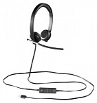 773607 Наушники с микрофоном Logitech H650E черный 1.1м накладные оголовье (981-000514)