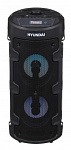 1098376 Минисистема Hyundai H-MC160 черный 50Вт FM USB BT SD/MMC
