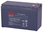 1000612792 Батарея POWERCOM PM-12-7.2, напряжение 12В, емкость 7.2А*ч, ток разряда 35А, макс. ток заряда 2.1А, свинцово-кислотная типа AGM, тип клемм T2(250)