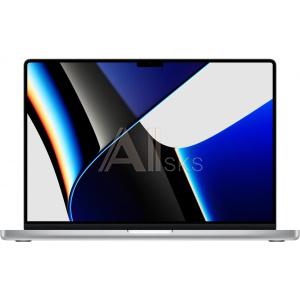 11000109 Apple MacBook Pro 16 2021 [MK1E3] Silver 16.2" Liquid Retina XDR {(3456x2234) M1 Pro 10C CPU 16C GPU/16GB/512GB SSD}
