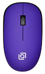 1083058 Мышь Оклик 515MW черный/пурпурный оптическая (1000dpi) беспроводная USB для ноутбука (3but)