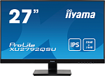 27" Iiyama ProLite XU2792QSU-B1 2560x1440@70Гц IPS LED 16:9 5ms DVI HDMI DP 2*USB3.0 80M:1 1000:1 178/178 350cd Tilt 2*Speakers 2Вт Black