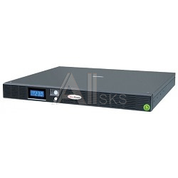 1454033 CyberPower OR1000ERM1U ИБП {Line-Interactive, 1000VA/600W USB/RS-232/SNMPslot /RJ11/45 (4+2 IEC С13)}