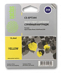 727393 Картридж струйный Cactus CS-EPT344 желтый (15.4мл) для Epson Stylus Photo 2100