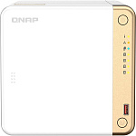 1000731284 Сетевое хранилище без дисков/ channel QNAP TS-462-4G NAS 4 HDD trays, 2 x M.2 NVMe PCIe Gen 3 x1, 2-core Intel Celeron N4505 2.9 GHz, 4 GB RAM (4GB