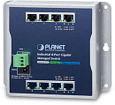 1000467502 Коммутатор Planet WGS-4215-8T индустриальный коммутатор/ IP30, IPv6/IPv4, 8-Port 1000TP Wall-mount Managed Ethernet Switch (-40 to 75 C), dual redundant power input