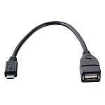 1376102 PERFEO Кабель USB2.0 A розетка - Micro USB вилка (OTG), длина 0,2 м. (U4202)