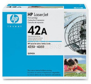 43974 Картридж лазерный HP Q5942A черный (10000стр.) для HP LJ 4250/4350