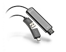 7000012542 USB-адаптер/ DA75, USB-A & USB-C TO QUICK DISCONNECT, NO BUTTONS