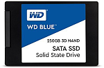 SSD WD Western Digital BLUE 250Gb SATA-III 2,5”/7мм 3D NAND WDS250G2B0A (аналог WDS250G1B0A), 1 year