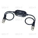 7910792 SC&T GL001HDP Изолятор коаксиального кабеля (AHD/CVI/TVI) для защиты от искажений по земле