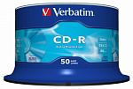 26218 Диск CD-R Verbatim 700Mb 52x Cake Box (50шт) (43351)