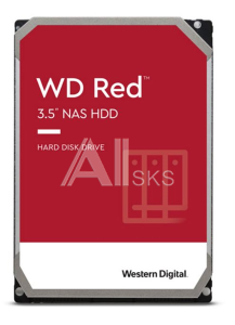 Жесткий диск WD Western Digital HDD SATA-III 2Тb Red Plus for NAS WD20EFZX, 5400 rpm, 128MB buffer, 1 year