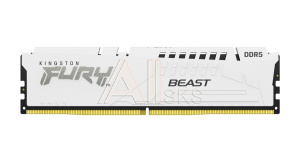 1000728374 Память оперативная/ Kingston 64GB 5600MT/s DDR5 CL40 DIMM (Kit of 2) FURY Beast White XMP