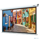 LUMIEN Eco Picture LEP-100127 157х227см (рабочая область 124х221 см) (100") Matte White верх.кайма 30 см, восьмигранный корпус, возможность потолочн./