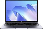 3215588 Ноутбук HUAWEI MateBook 14" 2160x1440/AMD Ryzen 5 5500U/RAM 16Гб/SSD 512Гб/AMD Radeon Graphics встроенная/ENG|RUS/Windows 11 Home серый 1.49 кг KLVL-W