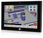 Панельный безвентиляторный компьютер AFL3-12A-BT-J1/R/4G, дисплей 12.1", яркость - 500 кд/м2, 1024 x 768 (4:3) XGA, процессор Intel Celeron J1900 (2 Г