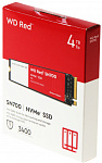 1689218 Накопитель SSD WD Original PCI-E x4 4Tb WDS400T1R0C Red SN700 M.2 2280
