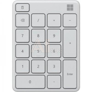1333241 Клавиатура Microsoft Bluetooth Compact Numpad Glacier (23O-00022)
