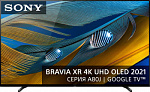 1977948 Телевизор OLED Sony 65" XR-65A80J BRAVIA черный 4K Ultra HD 100Hz DVB-T DVB-T2 DVB-C DVB-S DVB-S2 USB WiFi Smart TV