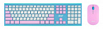 1805718 Клавиатура + мышь Acer OCC200 клав:фиолетовый/зеленый мышь:фиолетовый/зеленый USB беспроводная slim Multimedia (ZL.ACCEE.003)