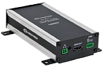 HD-TX1-F HDMI® over Fiber Transmitter with RS-232 and IR, includes PW-1205RU power supply, requires HD-RX1-F