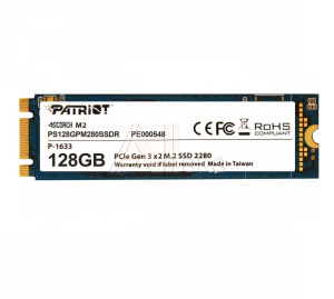 1238650 SSD жесткий диск M.2 2280 128GB SCORCH PS128GPM280SSDR PATRIOT