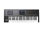 148180 MIDI клавиатура [230621] Arturia [KeyLab mkII 49 Black] 49 клавиш, чувствительных к силе нажатия с послекасанием, 16 пэдов с RGB-подсветкой, 9 фейдеро