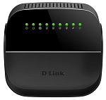 Маршрутизатор D-Link Беспроводной маршрутизатор N150 ADSL2+, 2,4 ГГц, 4x100Base-TX LAN, 1xDSL, Annex A, 1 внутренняя антенна 3 дБи, поддержка Ethernet