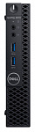 1189973 ПК Dell Optiplex 3070 Micro PG G5420T (3.2)/4Gb/SSD128Gb/UHDG 610/Linux Ubuntu/GbitEth/WiFi/BT/65W/клавиатура/мышь/черный