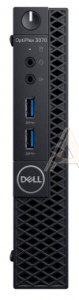 1189973 ПК Dell Optiplex 3070 Micro PG G5420T (3.2)/4Gb/SSD128Gb/UHDG 610/Linux Ubuntu/GbitEth/WiFi/BT/65W/клавиатура/мышь/черный