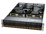 AS -2125HS-TNR_empty Supermicro Hyper A+ Server 2U 2125HS-TNR noCPU(2)9004 EPYC/TDP 290W/no DIMM(24)/24 NVME(SATA/SAS optional)/2-port 10GBase-T/2x1600W(2nd config)
