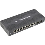 1696215 Switch UBIQUITI ES-10X EdgeSwitch 10X Коммутатор, 8х 1G RJ45, 2х SFP, раздача 15 Вт