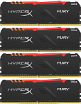 1000597956 Память оперативная Kingston 128GB 3600MHz DDR4 CL18 DIMM (Kit of 4) HyperX FURY RGB
