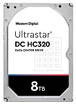 HUS728T8TAL5204 Жесткий диск WD Western Digital Ultrastar DC HС320 HDD 3.5" SAS 8Tb, 7200rpm, 256MB buffer, 512e (0B36400, 0B36453 HGST), 1 year